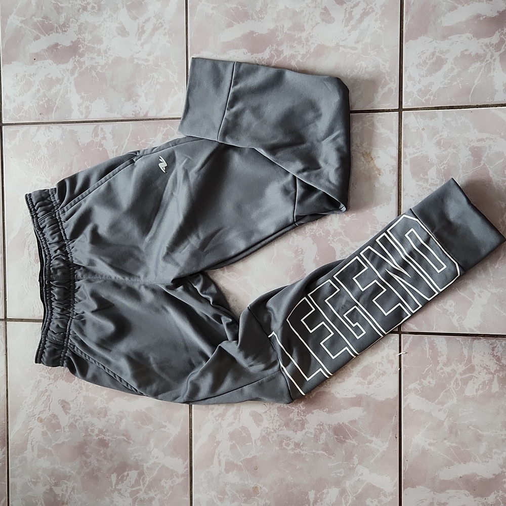 Athletic Works Boys Joggers 10/12 Grey EUC
